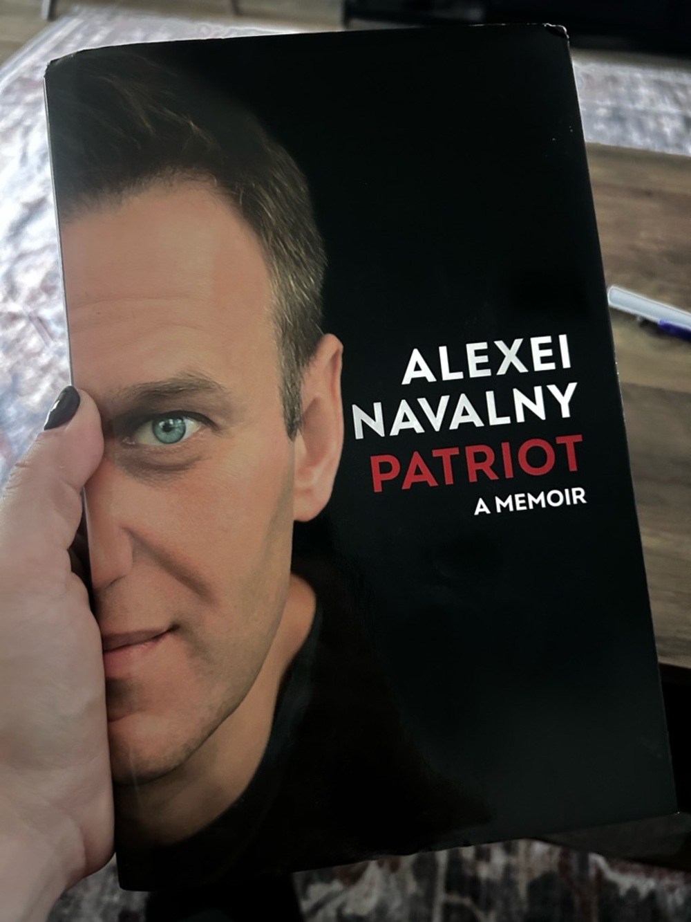 Patriot: A Memoir by Alexei Navalny - Black & Red Cover